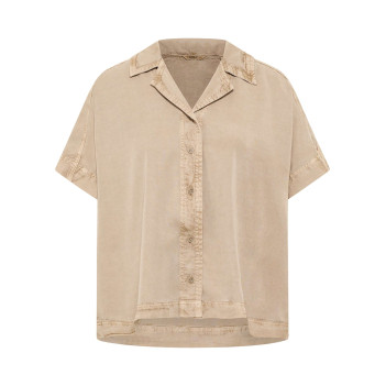 Chemisier taupe uni avec...